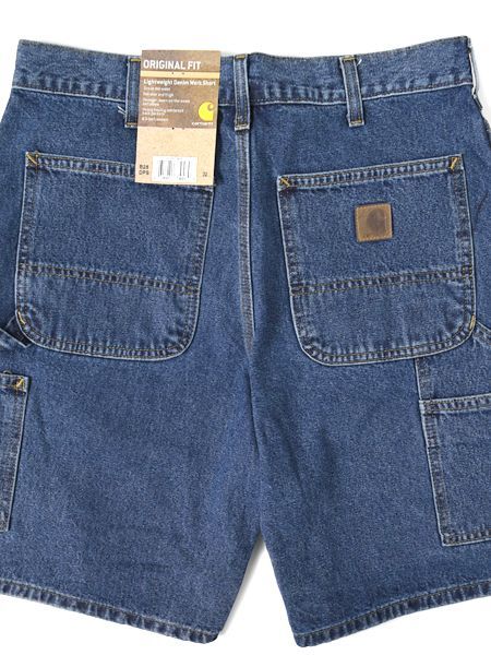 carhartt blue jean shorts