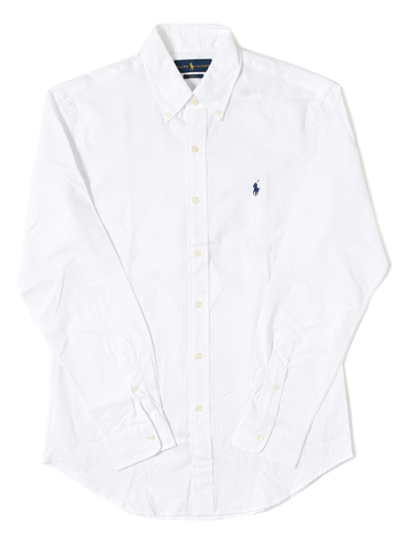 ralph lauren slim fit white shirt