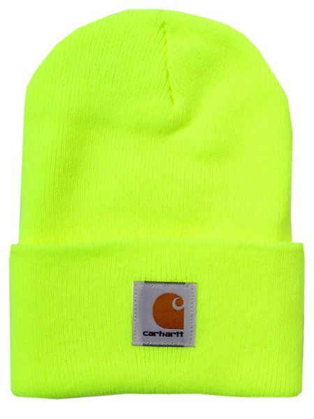 brite lime carhartt beanie