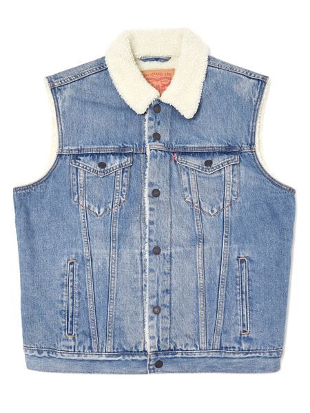 levis sherpa vest