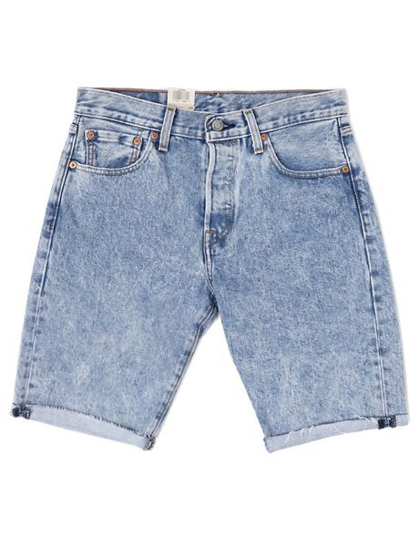 levi's 501 cutoff shorts blue explorer