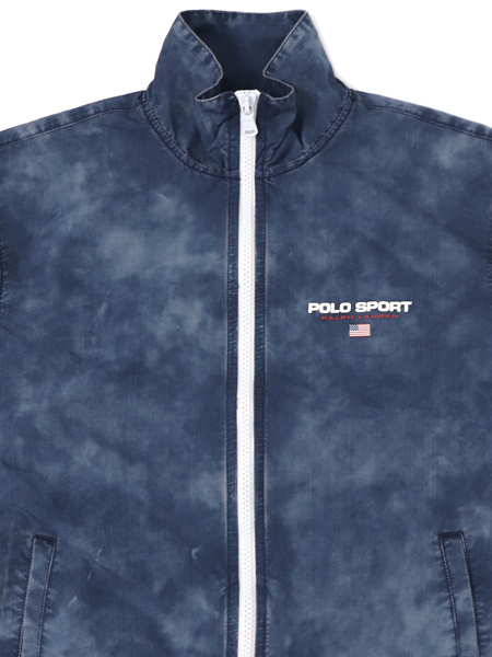 blue polo windbreaker