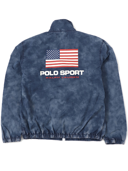 blue polo windbreaker
