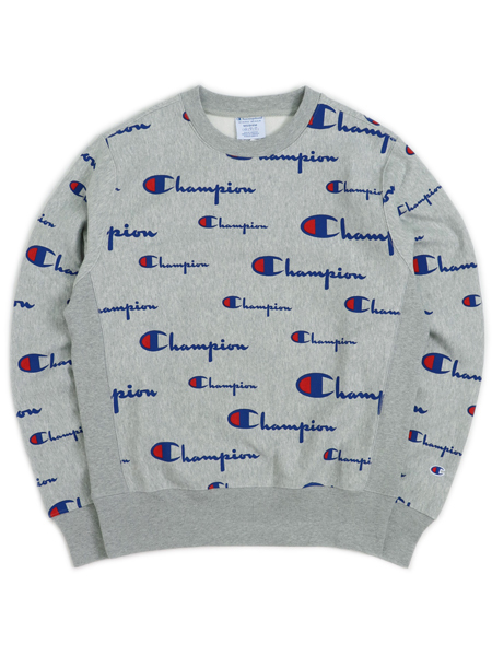 champion shirt with logo all over