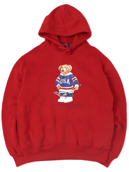 red bear hoodie