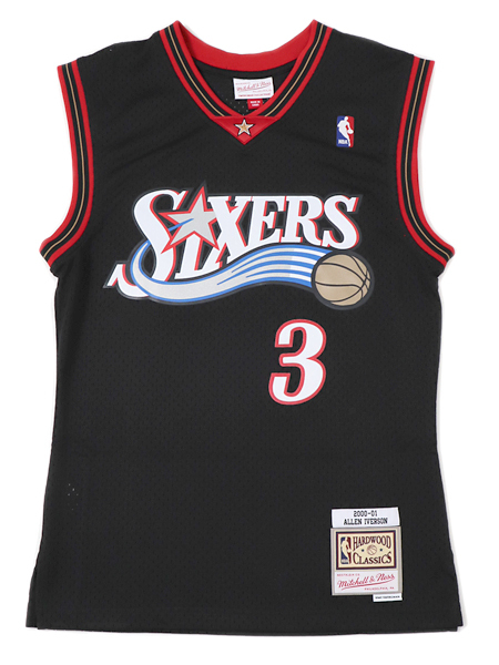 black 76ers jersey