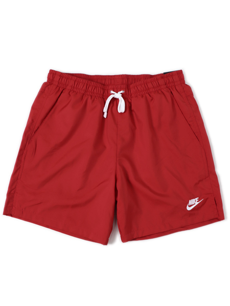 red and white nike shorts
