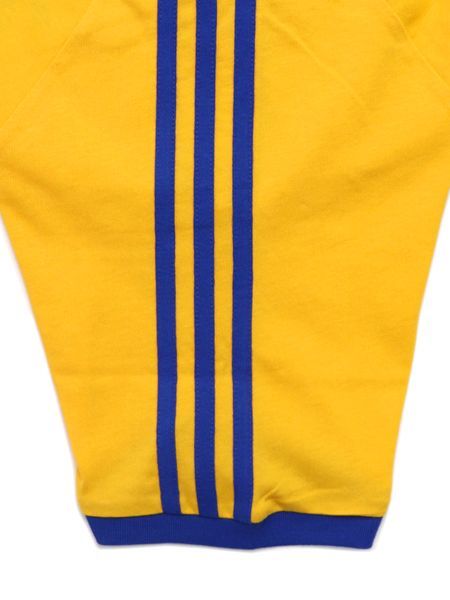 adidas 3 stripes tee yellow