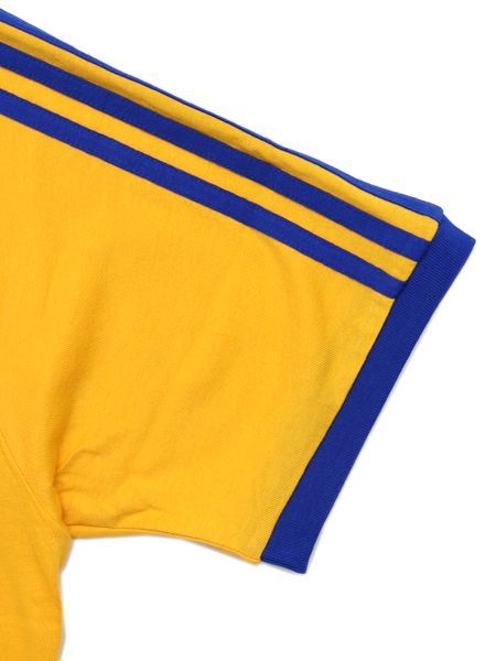 adidas 3 stripes tee yellow