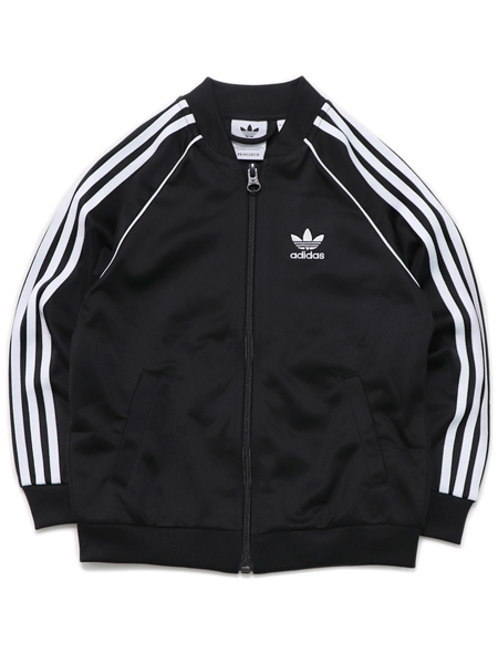 KIDS】ADIDAS KIDS 3 STRIPES TRACK SUIT-BLACK/WHITE - FIVESTAR
