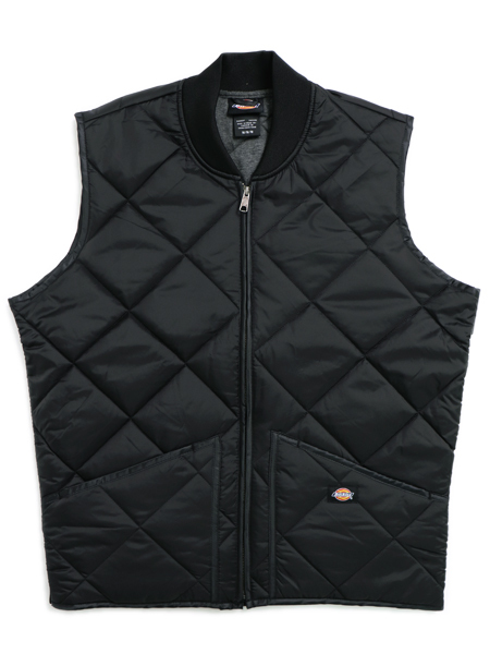 diamond quilted nylon jacket by dickies