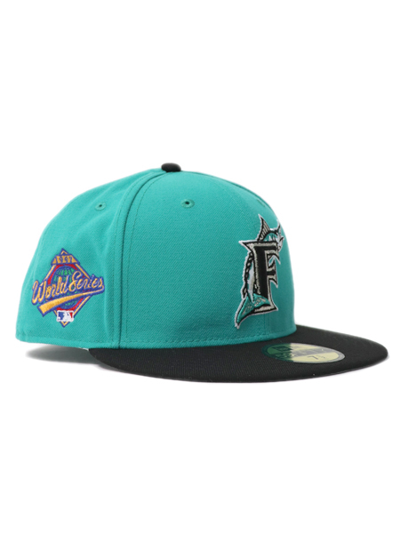 NEW ERA 59FIFTY MLB SIDE PATCH WS MARLINS