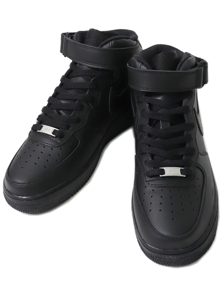 nike air force 1 mid 07 all black