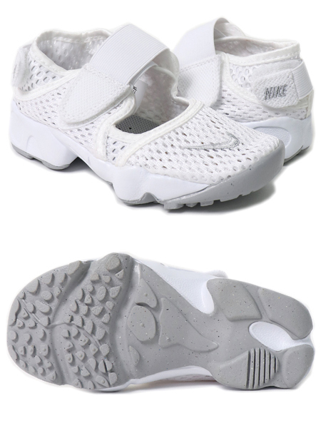 nike rift infant trainers white wolf grey