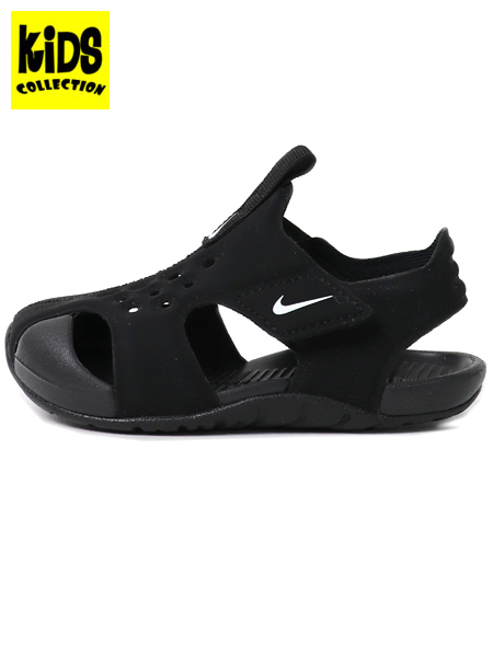 【SALE】【KIDS】NIKE SUNRAY PROTECT 2 TD BLACK/WHITE