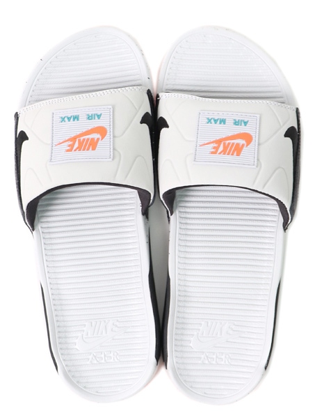 NIKE AIR MAX 90 SLIDE WHITE/BLACK/TURF ORG - FIVESTAR