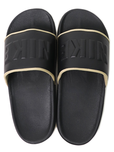 NIKE OFF COURT SLIDE-BLACK/BLACK/WHEAT 
