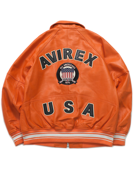 AVIREX LIGHT SIGNATURE VARSITY JACKET 