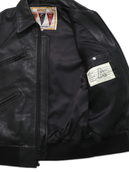 AVIREX LIGHT SIGNATURE VARSITY JACKET 