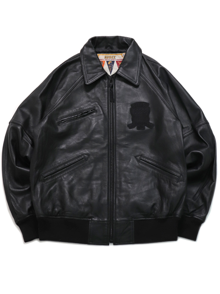 AVIREX LIGHT SIGNATURE VARSITY JACKET 