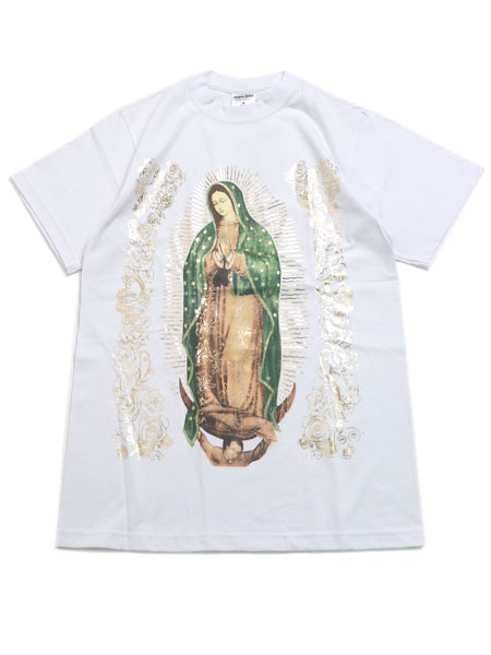 STREET WEAR SUPPLY PRAY FOR US DECORATED FOIL TEE