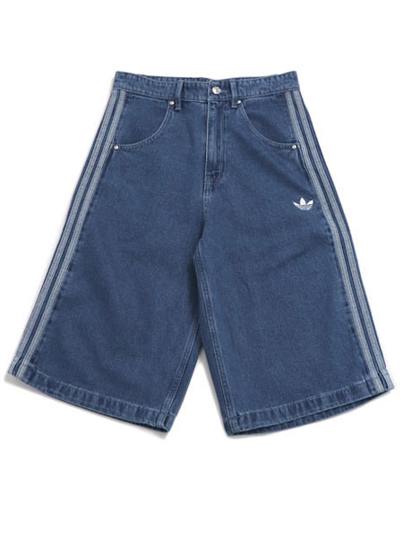 【送料無料】ADIDAS DENIM FIREBIRD SHORTS-MIDIUM BLUE DENIM