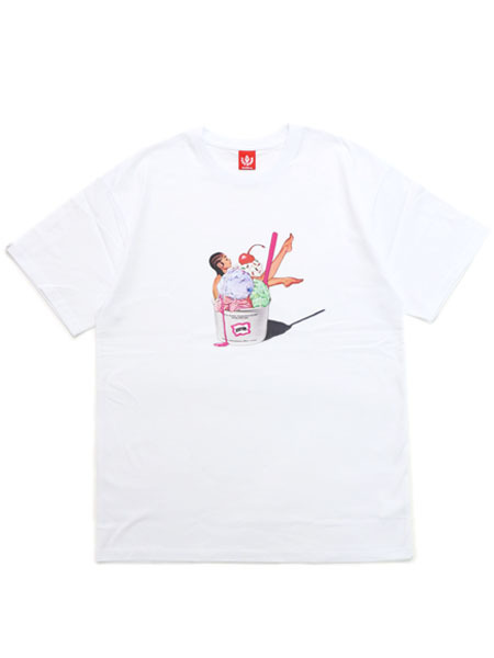 ICECREAM PIN UP TEE WHITE