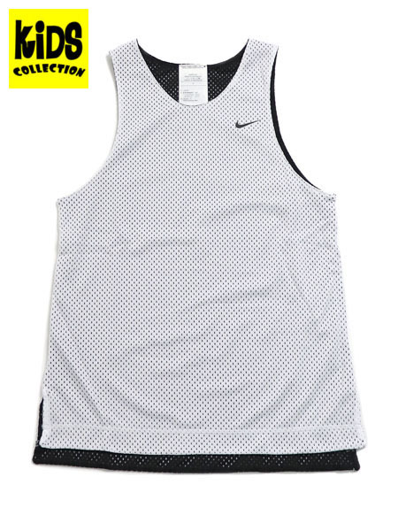 【KIDS】NIKE YTH DRI-FIT REVERSIBLE JSY TT-WHT/BLACK