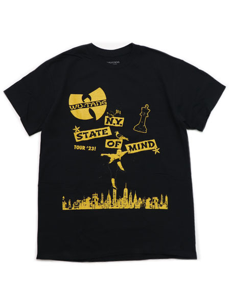 ROCK OFF WUTANGCLAN TOUR 23 NY STATE SS TEE