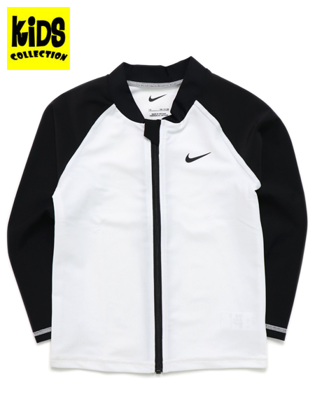 【KIDS】NIKE TODDLER BOYS ZIP RASH GUARD-BLACK