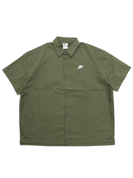NIKE CLUB BTN S/S SHIRT OS-MEDIUM OLIVE