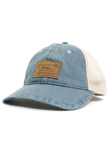 【送料無料】POLO RALPH LAUREN POLO COUNTRY LIGHT WASH DENIM TRUCKER