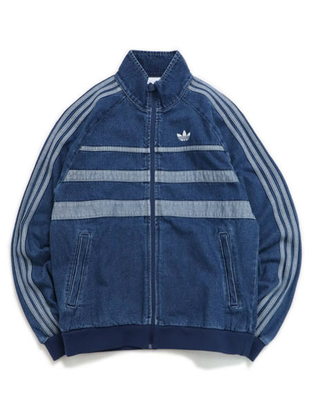 【送料無料】ADIDAS FIRST TRACK TOP DENIM-LIGHT DENIM