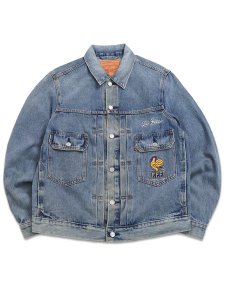 画像2: 【送料無料】LEVI'S FRANCE FOOTBALL TYPE II JACKET DARK WASH (2)