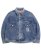 画像2: 【送料無料】LEVI'S ENGLAND FOOTBALL TYPE II JACKET DARK WASH (2)