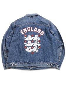 画像1: 【送料無料】LEVI'S ENGLAND FOOTBALL TYPE II JACKET DARK WASH (1)