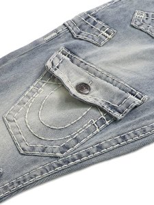 画像6: 【送料無料】TRUE RELIGION RICKY SUPER T MULTI-POCKET STRAIGHT 34" GRENDAL LIGHT WASH (6)