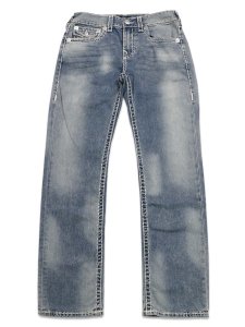 画像2: 【送料無料】TRUE RELIGION RICKY SUPER T FLAP STRAIGHT 34" LIGHTING MEDIUM WASH (2)