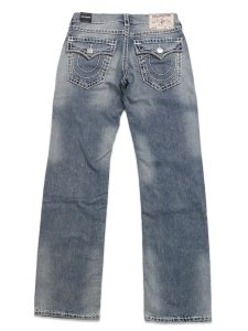 画像1: 【送料無料】TRUE RELIGION RICKY SUPER T FLAP STRAIGHT 34" LIGHTING MEDIUM WASH (1)