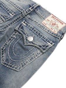 画像5: 【送料無料】TRUE RELIGION RICKY SUPER T FLAP STRAIGHT 34" LIGHTING MEDIUM WASH (5)