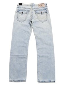 画像1: 【送料無料】TRUE RELIGION RICKY ROPE STITCH FLAP STRAIGHT 34" COASTLINE ASH LTW (1)