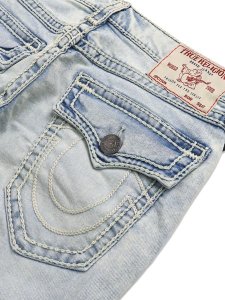 画像5: 【送料無料】TRUE RELIGION RICKY ROPE STITCH FLAP STRAIGHT 34" COASTLINE ASH LTW (5)