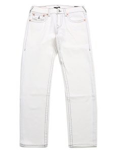 画像2: 【送料無料】TRUE RELIGION ROCCO BIG T FLAP SKINNY 32" OPTIC WHITE (2)