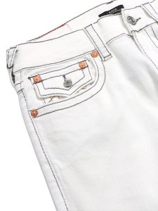 画像3: 【送料無料】TRUE RELIGION ROCCO BIG T FLAP SKINNY 32" OPTIC WHITE (3)
