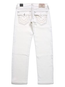 画像1: 【送料無料】TRUE RELIGION ROCCO BIG T FLAP SKINNY 32" OPTIC WHITE (1)