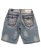 画像1: 【送料無料】TRUE RELIGION BOBBY SUPER T BAGGY SHORT LIGHTING MEDIUM WASH (1)