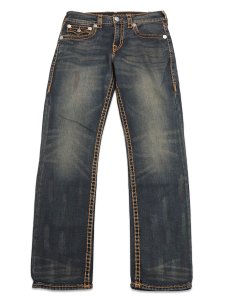 画像2: 【送料無料】TRUE RELIGION RICKY SUPER T FLAP STRAIGHT 34" DECADENCE DARK WASH (2)