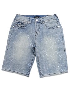 画像2: 【送料無料】TRUE RELIGION BOBBY FLAP SHORT SN CRYSTAL LIGHT SEA FOAM WASH (2)