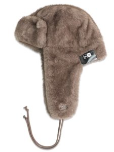 画像1: NEW ERA SHAGGY KNIT TRAPPER BROWN (1)