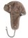 画像1: NEW ERA SHAGGY KNIT TRAPPER BROWN (1)